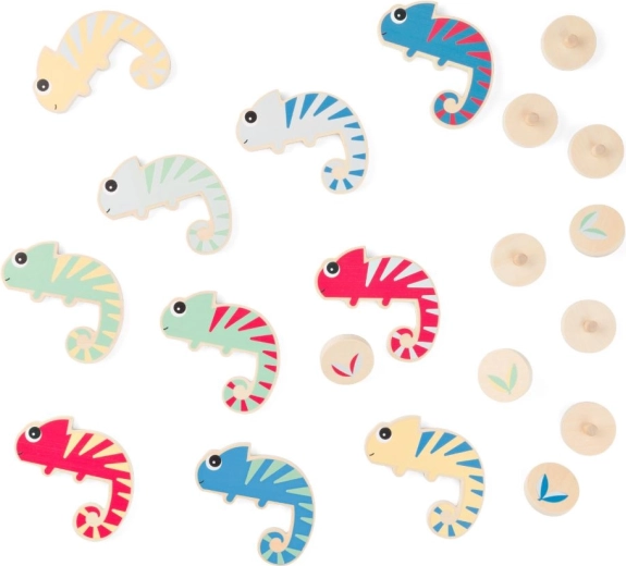 Chameleon – pogoń za kolorami drewniana gra rodzinna