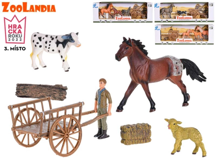 Zoolandia koń z akcesoriami – realistyczna figurka do dziecięcej farmy