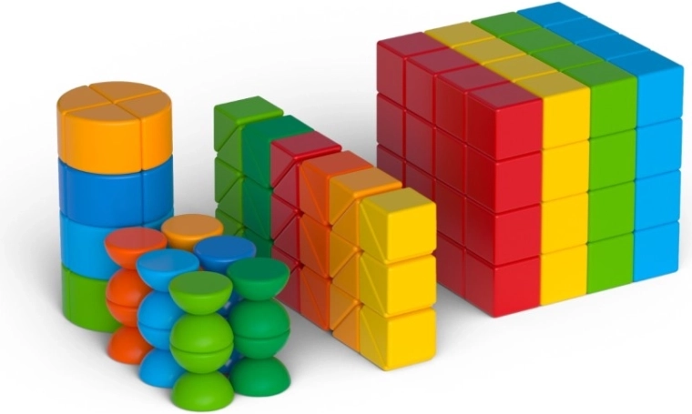 Geomag Magicube Shapes magnetyczny zestaw konstrukcyjny 164 elementy