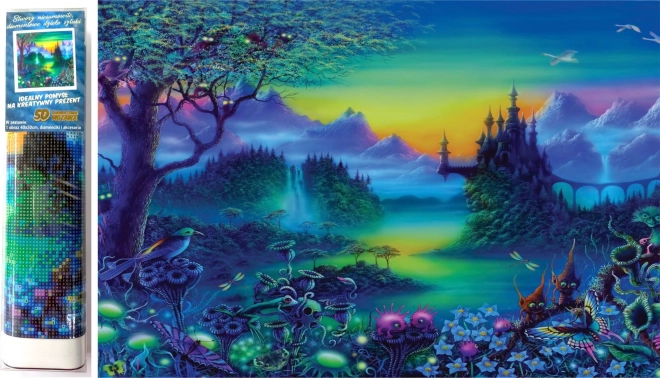 Norimpex diamentowe malowanie Tajemniczy zamek 30x40 cm