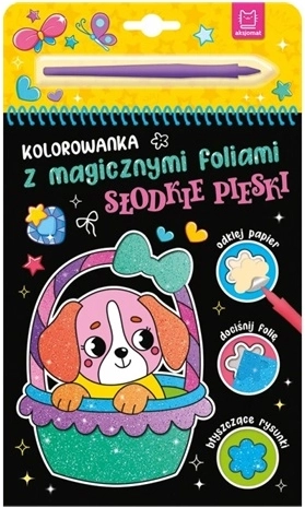 Kolorowanka z magicznymi foliami – Słodkie pieski