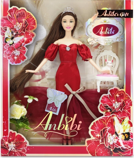 Anbibi kwiatowa lalka Hania 28 cm