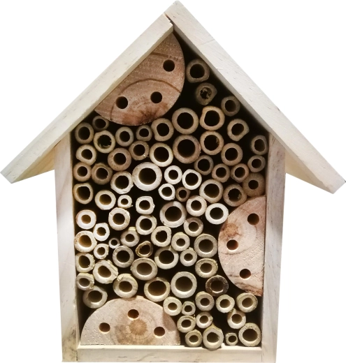 Domek dla owadów z drewna