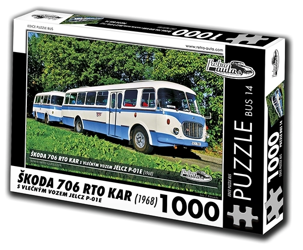 Puzzle Retro-auta Škoda 706 RTO KAR – 1000 elementów