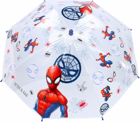 Dziecięcy przezroczysty parasol Spider-Man - 1 szt.
