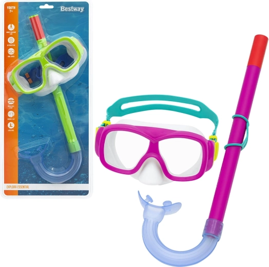 Bestway Explora Essential – dziecięca maska do nurkowania z rurką (snorkel) dla dzieci od 7 lat