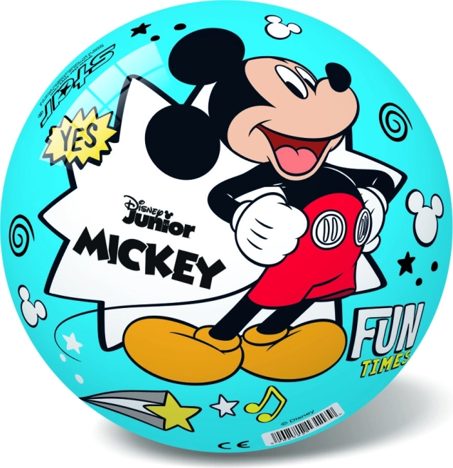 Piłka Disney Mickey czerwony/niebieski 14 cm
