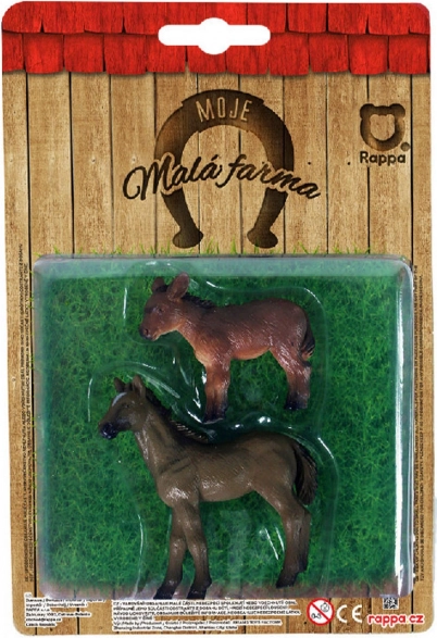 Zwierzęta na farmie 2 w 1 – koń i osioł