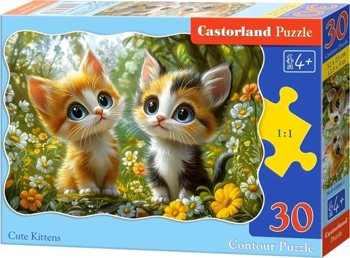 Puzzle Urocze kocięta, 30 elementów