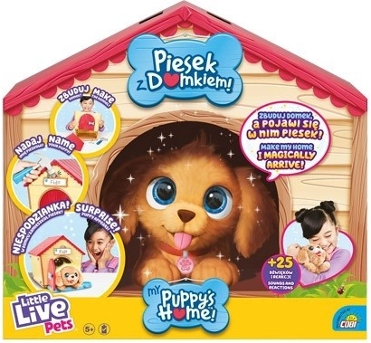 Interaktywny maskotka Little Live Pets z domeczkiem