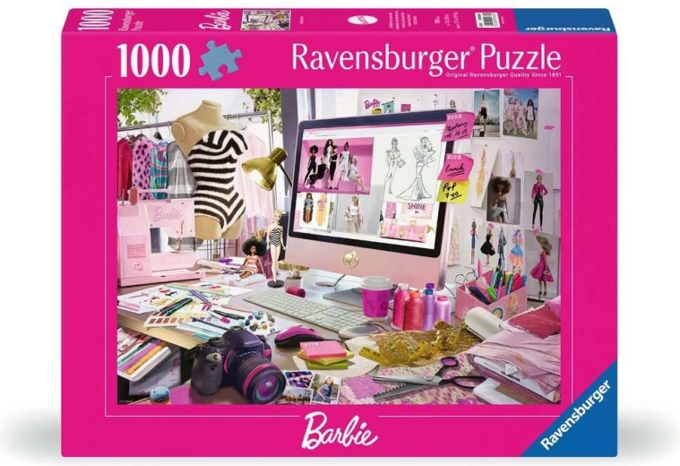 Puzzle Ravensburger Barbie: Ikona mody, 1000 elementów