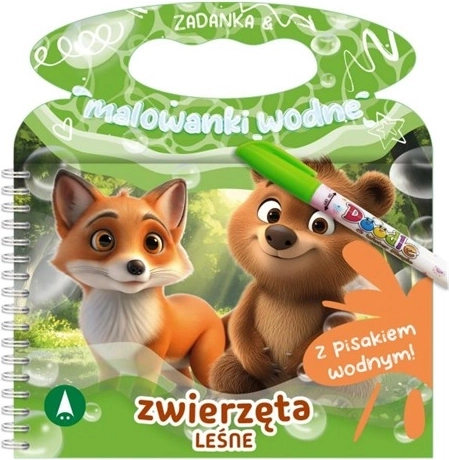 Wodne malowanki i zadania – zwierzęta leśne