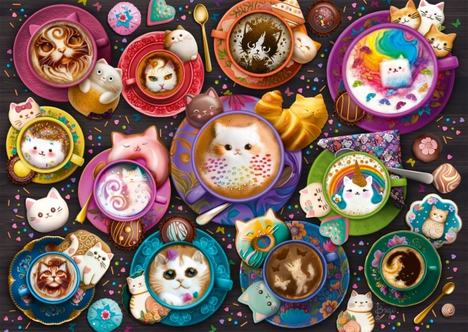 Puzzle Kawowe kocięta 500 elementów