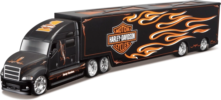 Maisto Harley-Davidson Hauler z płomieniami 1:64