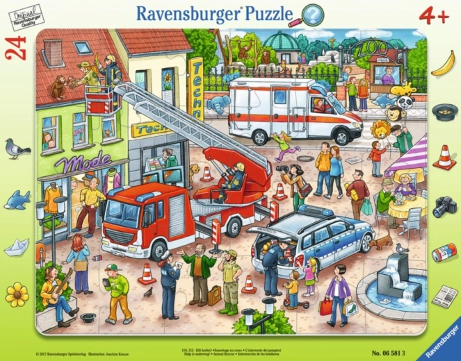 Ravensburger puzzle Szybko na ratunek