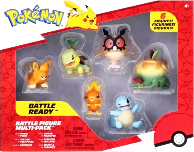 Pokémon – zestaw 6 figurek