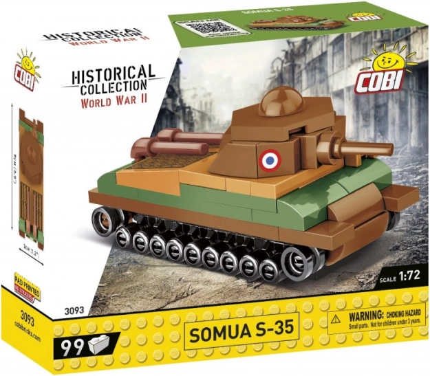 Klocki COBI Historical Collection Somua S-35 1:72