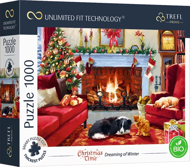 Puzzle TREFL UFT świąteczny czas – marzenia o zimie, 1000 elementów