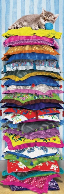 Eurographics puzzle pionowe Kocia księżniczka na ziarnku grochu 1000 elementów