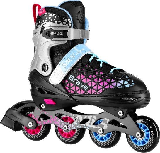 Łyżworolki 2w1 NILS Extreme Brave – M (34–38)