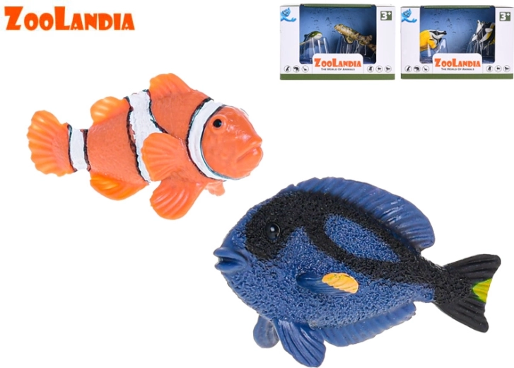 Zoolandia morskie zwierzątka – zestaw plastikowych figurek do akwarium, 3 rodzaje