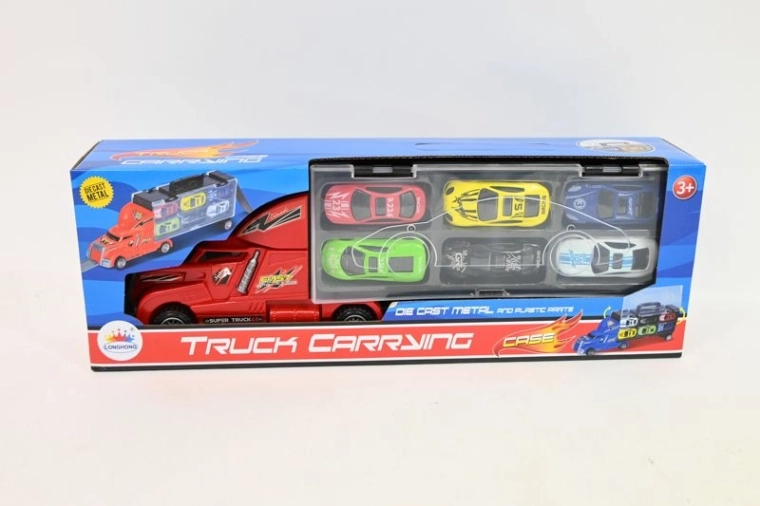 Amerykański truck – laweta z autkami