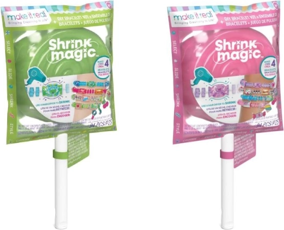 Kreatywny zestaw bransoletek z folią termokurczliwą Lizak