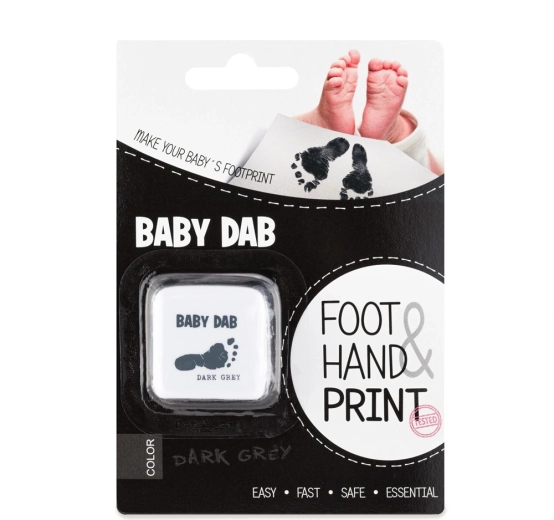 Baby Dab farba do dziecięcych odcisków – szara