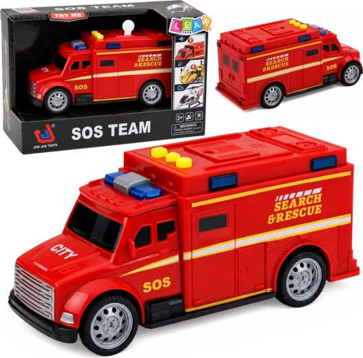 Samochód ratowniczy SOS Search & Rescue ze światłami i dźwiękami 15,5 cm - 1 sztuka