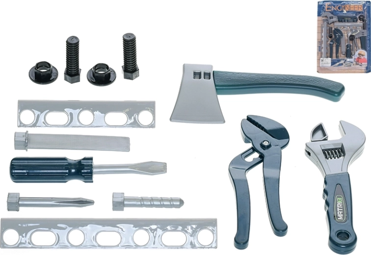 Dziecięcy zestaw narzędzi 13 szt. na karcie