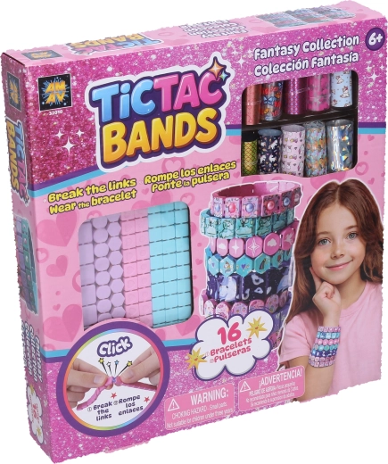 TICTAC BANDS zestaw do tworzenia bransoletek Kolekcja Fantasy - 16 szt.