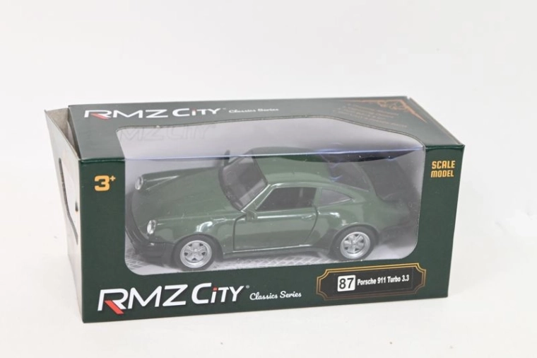 Model RMZ Porsche 911 Turbo 3.3 1:32 ciemnozielony