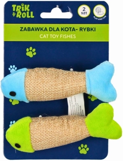 Zabawka dla kota Rybki 2 szt.