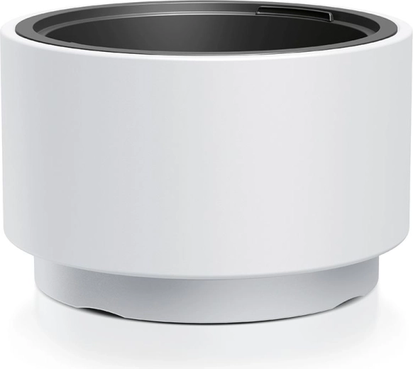 Biały okrągły doniczka z wkładem 46,8 cm HEOS