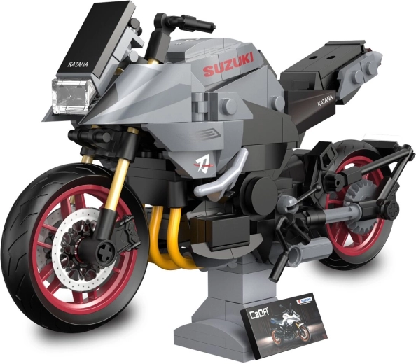 Zestaw konstrukcyjny CaDA Suzuki Katana 1:12 szary