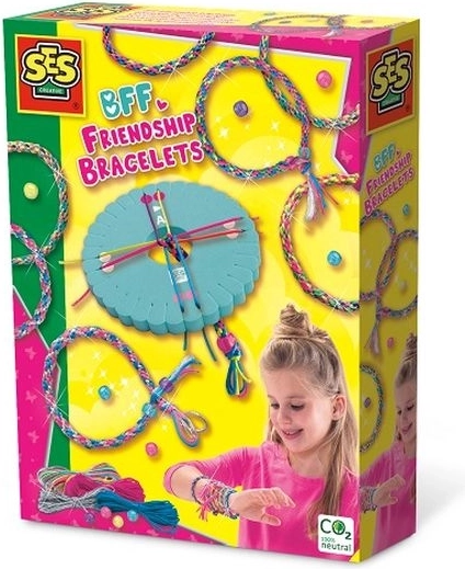 SES Creative BFF zestaw do plecenia bransoletek przyjaźni