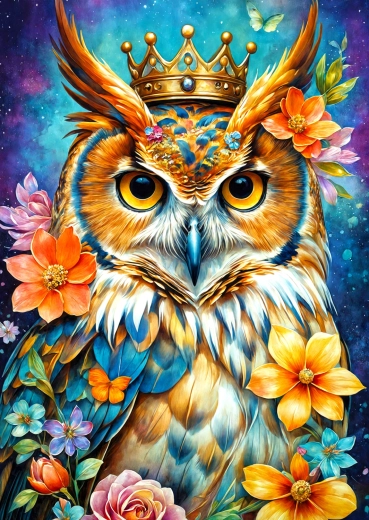 Puzzle ENJOY Królewska sowa 1000 elementów