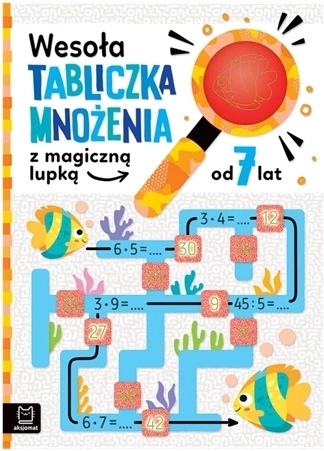 Wesoła tabliczka mnożenia z magiczną lupą