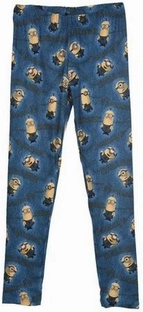 Niebieskie legginsy Minionki