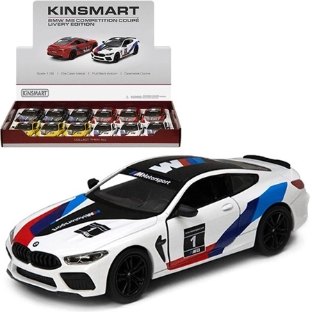 Kolekcjonerski model BMW M8 Competition Coupé z okleinami