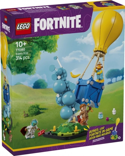LEGO Fortnite zrzut zaopatrzenia