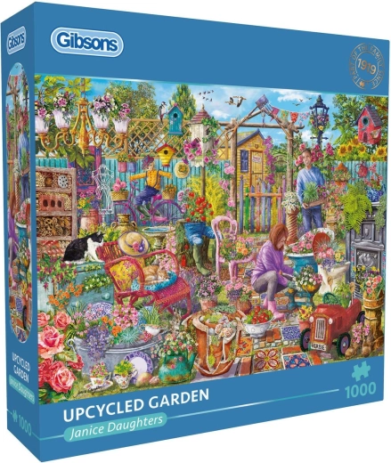 Puzzle Gibsons ogród z materiałów z recyklingu 1000 elementów