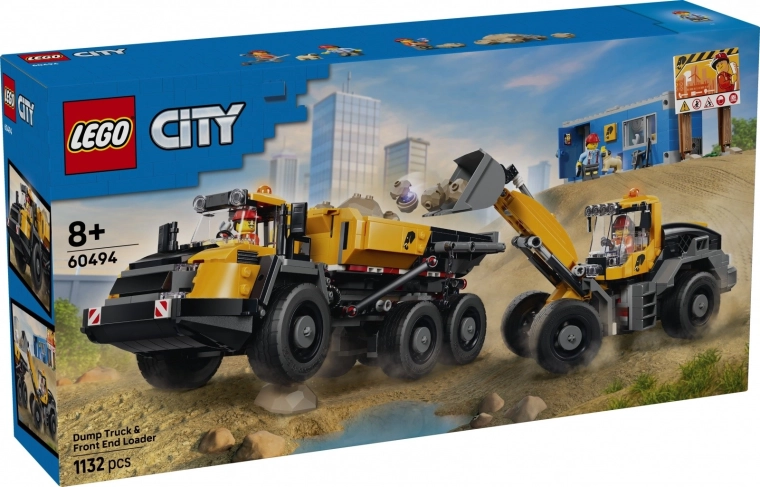 LEGO City wywrotka i ładowarka czołowa