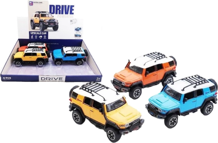 Dziecięcy trójkołowy pojazd Toyota FJ 19 cm ze światłami i dźwiękiem