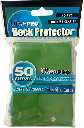 Ultra Pro Deck protector Matrix green – koszulki na karty 50 szt.