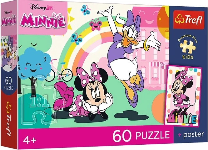 Trefl Premium Plus Kids puzzle dziecięce „Uśmiech Minnie” 60 elementów