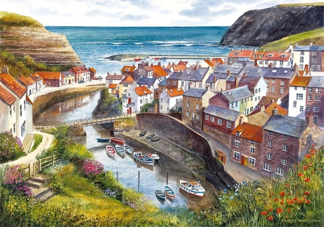Puzzle GIBSONS Staithes, Wielka Brytania – 1000 elementów