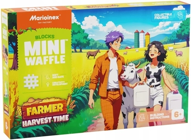 Marioinex Mini Waffle Farma: czas żniw 100 elementów