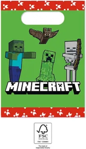 Torebki imprezowe Minecraft (4 szt.)