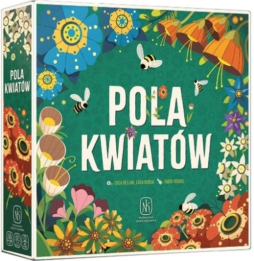 Pola kwiatów – gra planszowa z pszczołami